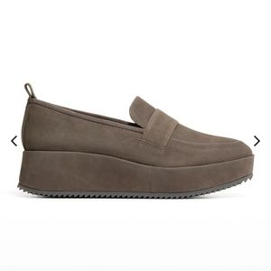 Eileen Fischer Nubuck Loafer - image 1